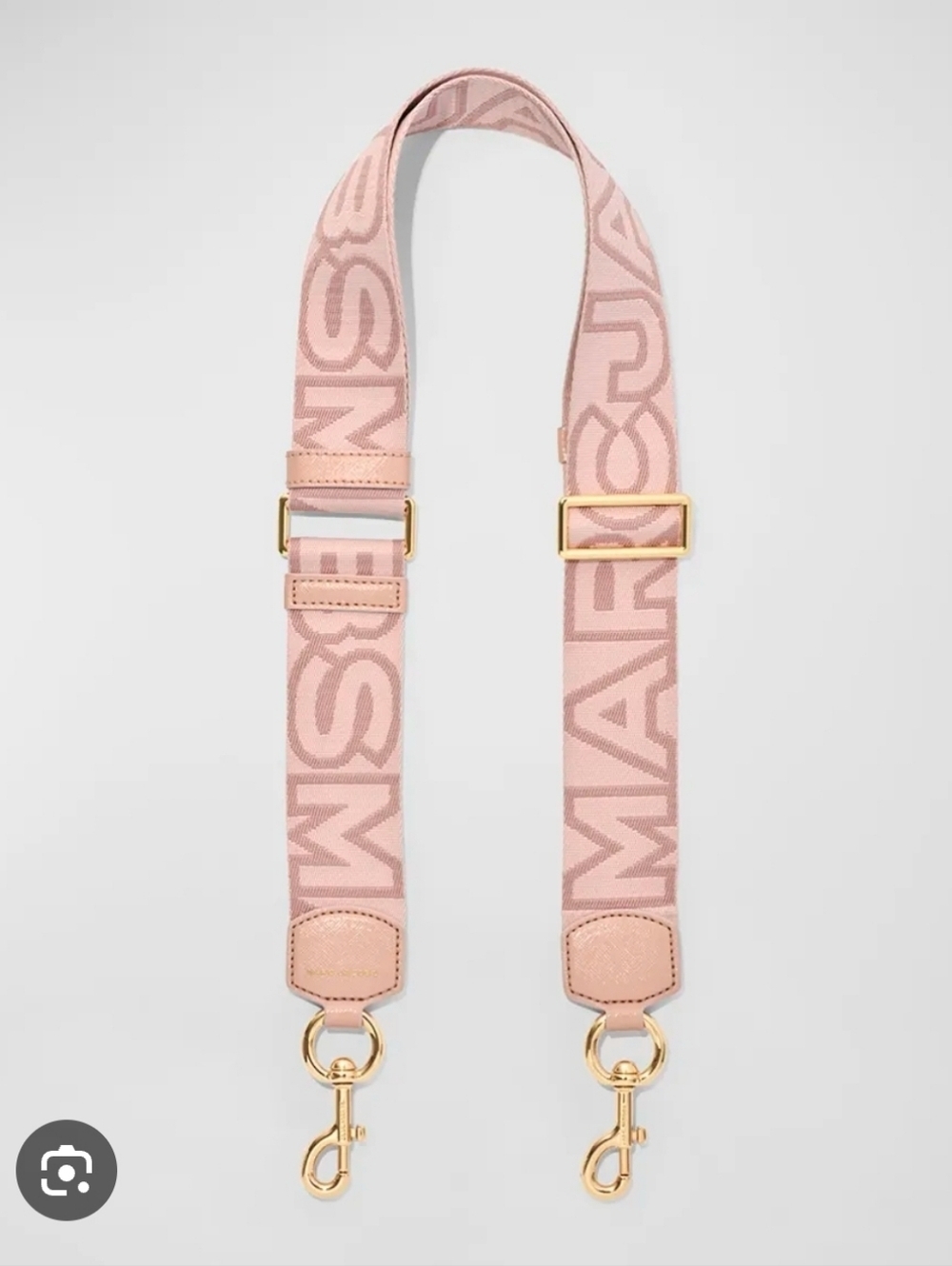 Marc Jacobs The Outline Monogram Webbing Strap